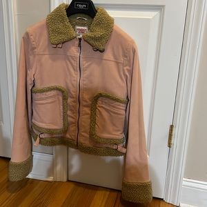 Pink bomber jacket
